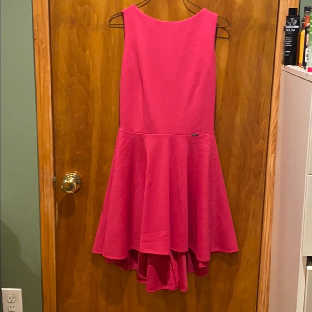 S Numoco Pink Hi-Lo Dress